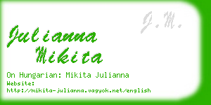 julianna mikita business card